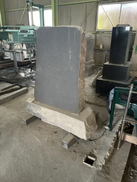 墓石作成施工前